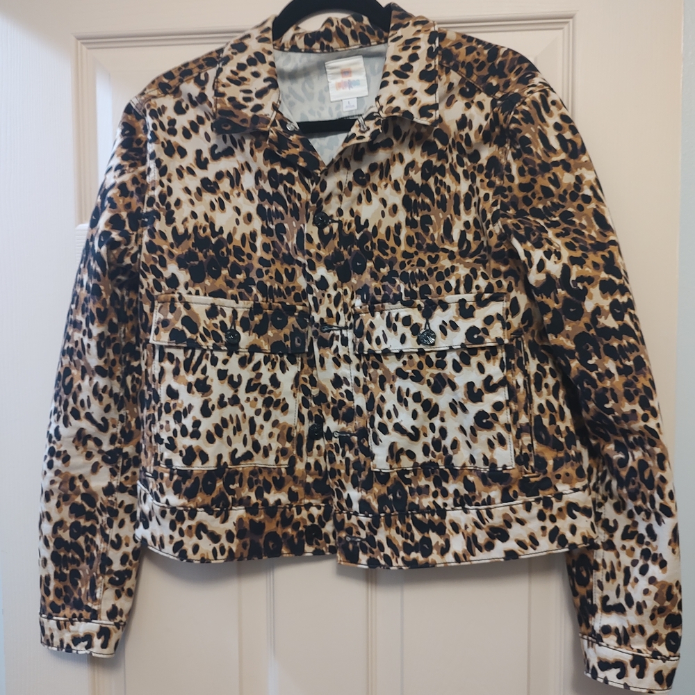 LuLaroe Leopard Print Women's Jacket - Brown/Black